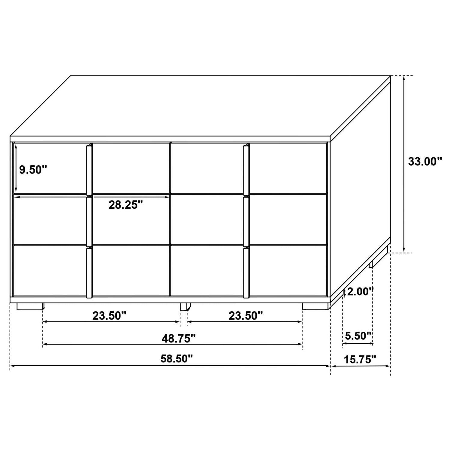 QUEEN BED 4 PC SET - 222831Q-S4 - Bien Home Furniture &amp; Electronics