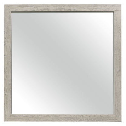 Quinby Light Brown Mirror (Mirror Only) - 1525-6 - Bien Home Furniture &amp; Electronics