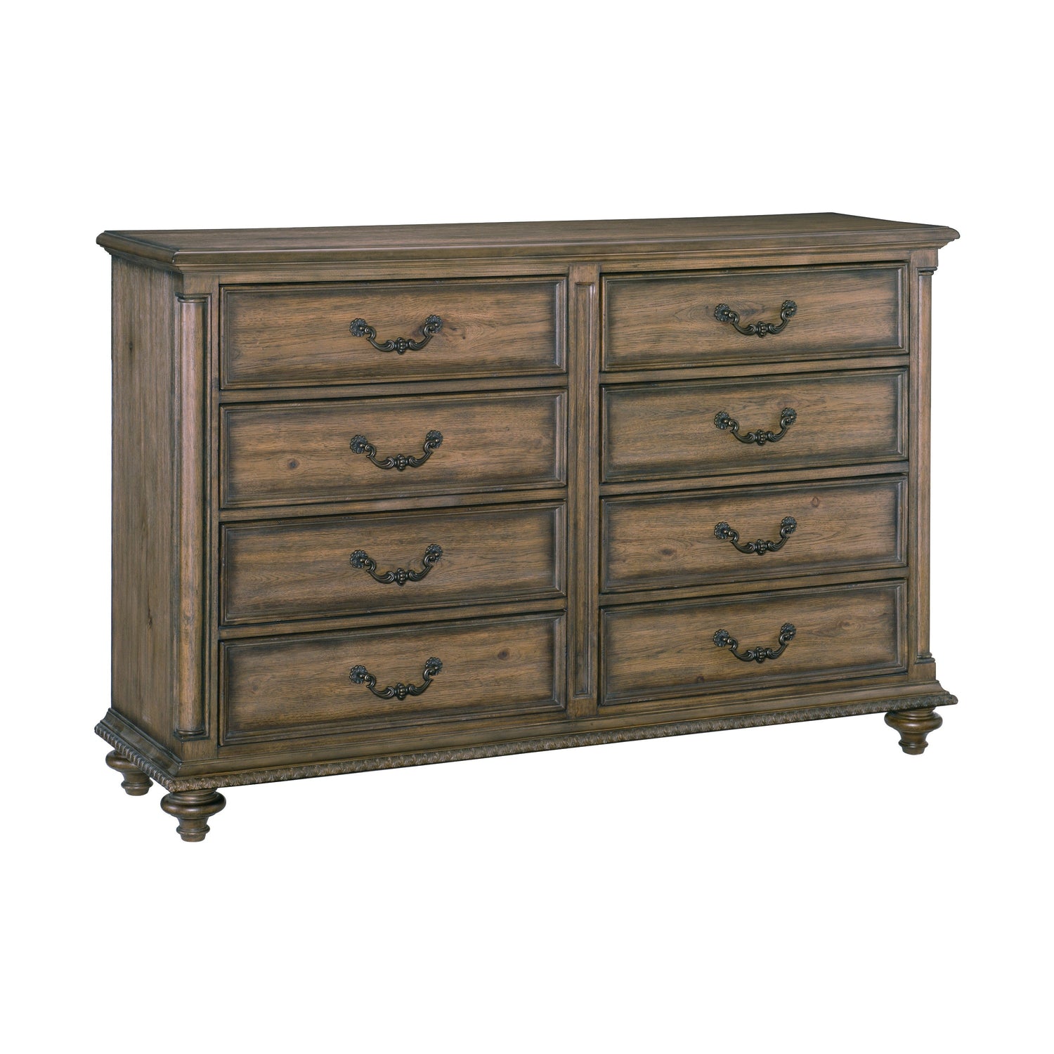 Rachelle Weathered Pecan Bedroom Set - SET | 1693K-1 | 1693K-2 | 1693-3 | 1693-5 | 1693-4 - Bien Home Furniture &amp; Electronics