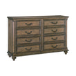 Rachelle Weathered Pecan Dresser - 1693-5 - Bien Home Furniture & Electronics