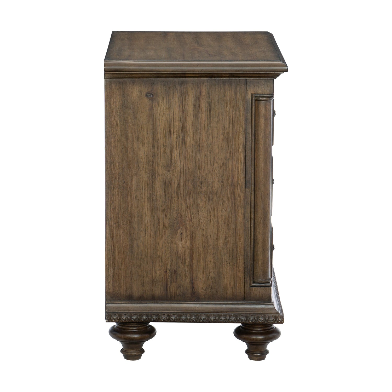 Rachelle Weathered Pecan Nightstand - 1693-4 - Bien Home Furniture &amp; Electronics