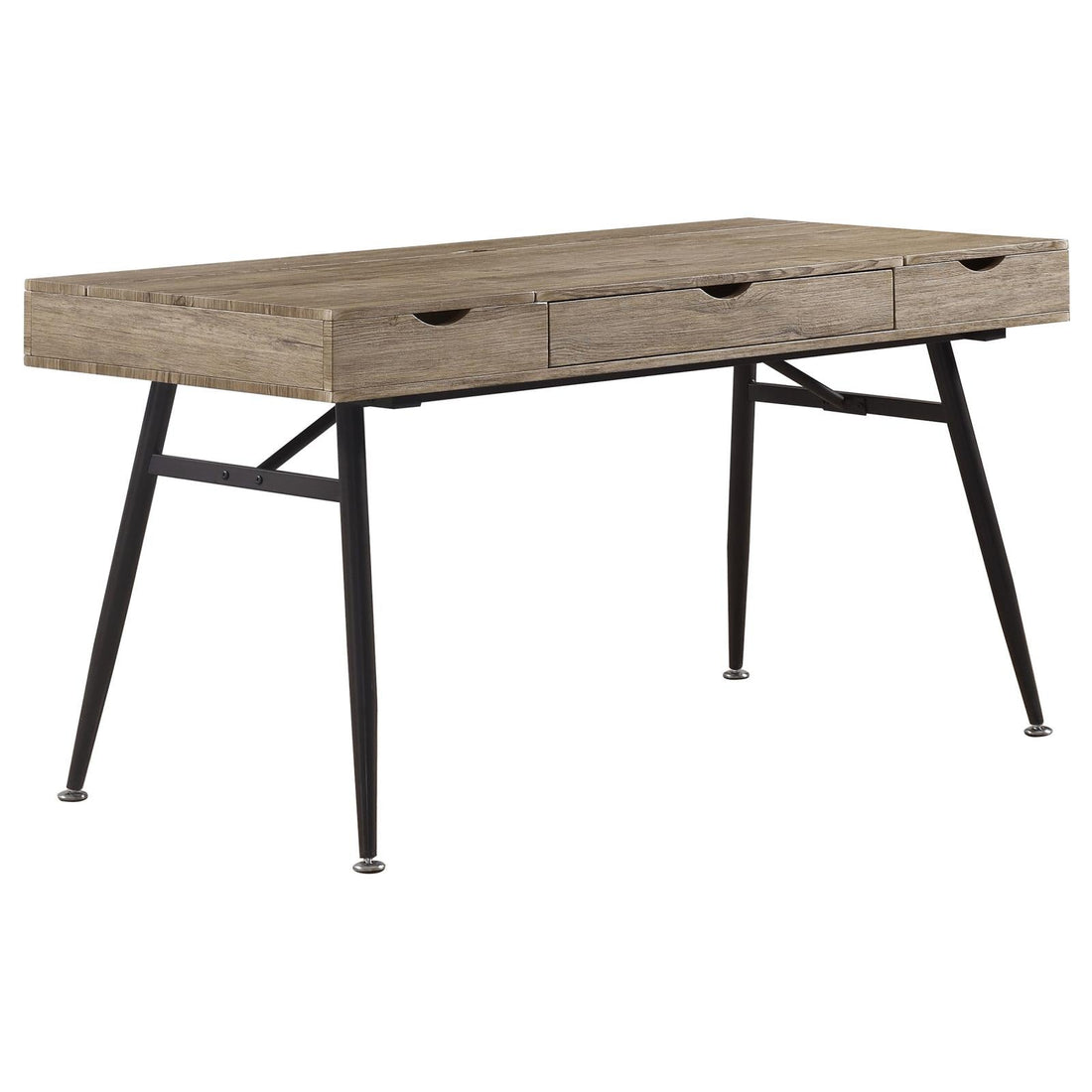 Rafael Rustic Driftwood 1-Drawer Writing Desk - 801935 - Bien Home Furniture &amp; Electronics