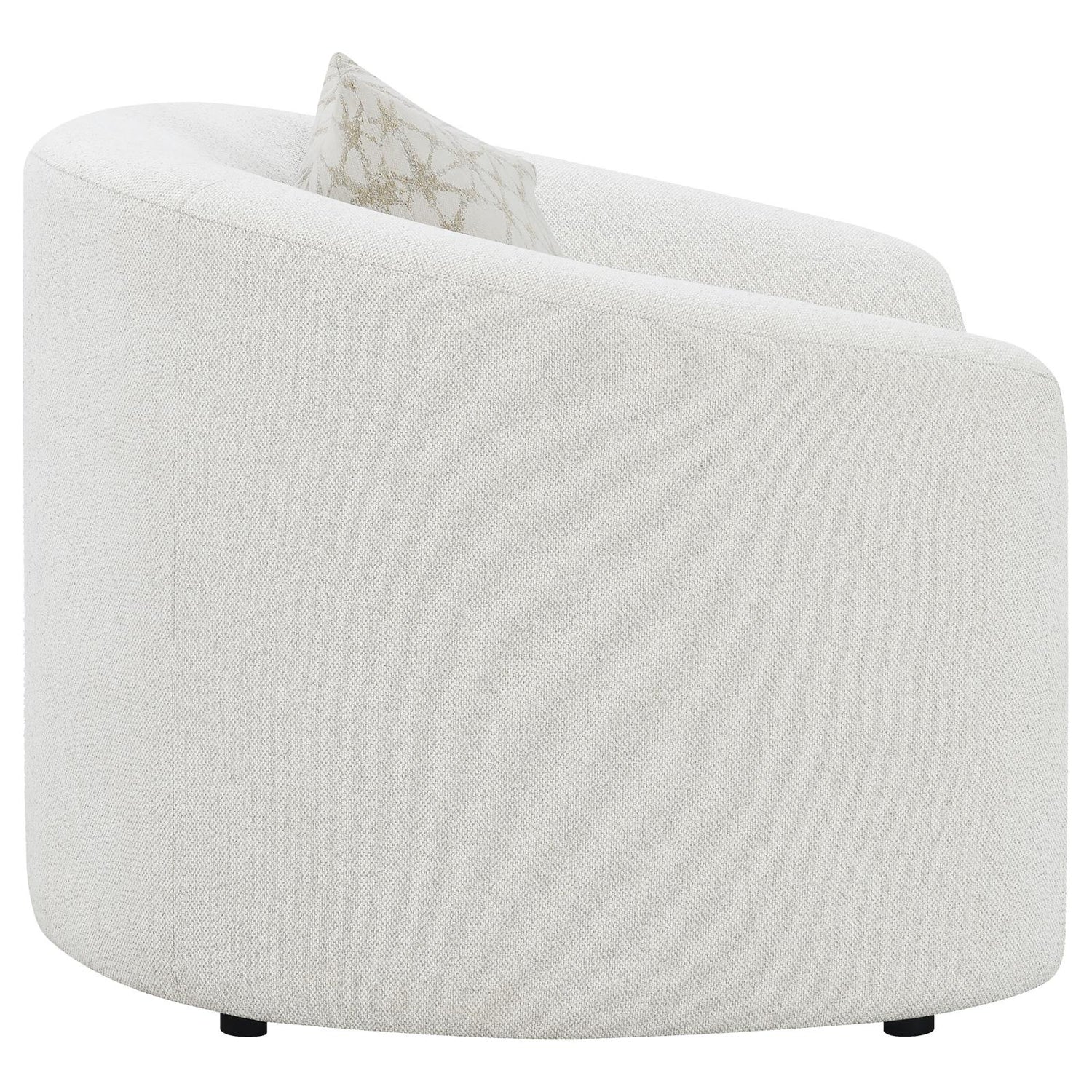 Rainn Upholstered Tight Back Chair Latte - 509173 - Bien Home Furniture &amp; Electronics