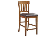 Ralene Medium Brown Counter Height Barstool, Set of 2 - D594-124 - Bien Home Furniture & Electronics
