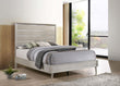 Ramon Eastern King Panel Bed Metallic Sterling - 222701KE - Bien Home Furniture & Electronics