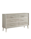 Ramon Metallic Sterling 6-Drawer Dresser - 222703 - Bien Home Furniture & Electronics