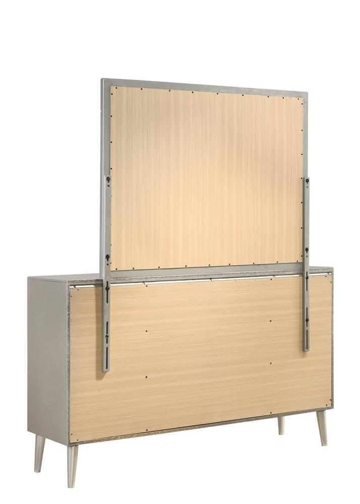 Ramon Metallic Sterling Dresser Mirror - 222704 - Bien Home Furniture &amp; Electronics