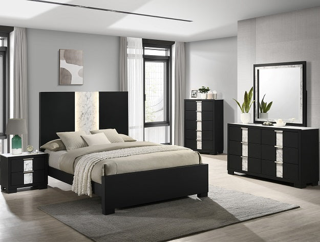Rangley King Footboard - Black - B6835-K-FB - Bien Home Furniture &amp; Electronics