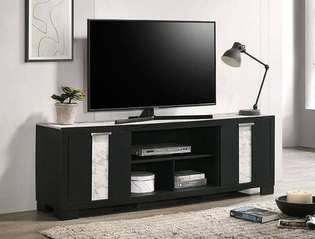 Rangley Tv Stand - Black - B6835-9 - Bien Home Furniture &amp; Electronics
