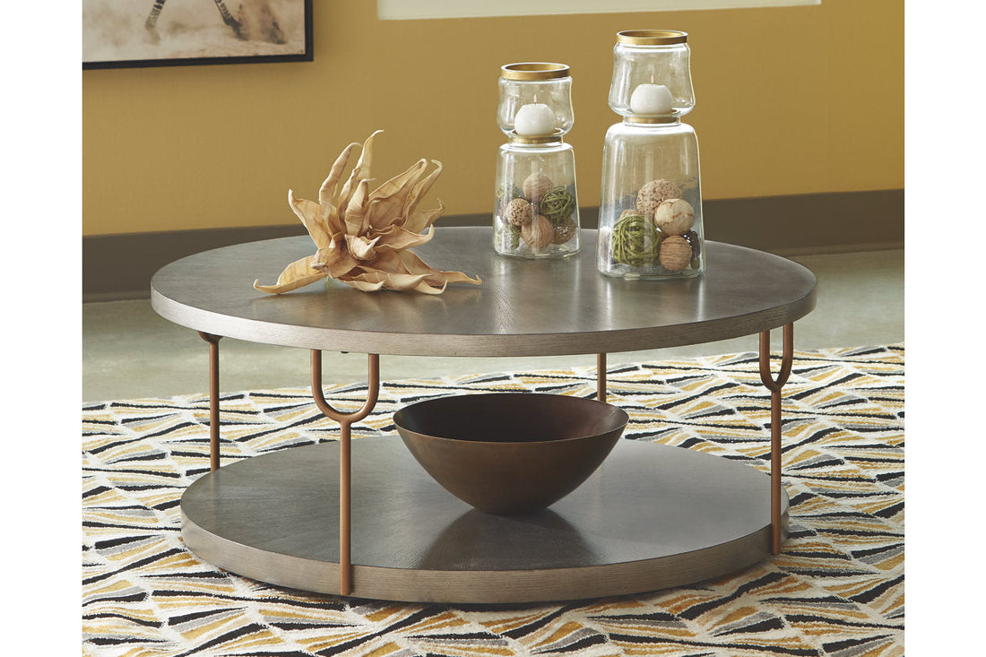 Ranoka Platinum Coffee Table - T178-8 - Bien Home Furniture &amp; Electronics