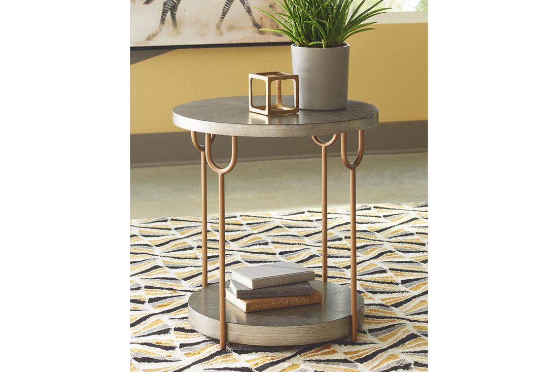 Ranoka Platinum End Table - T178-6 - Bien Home Furniture &amp; Electronics