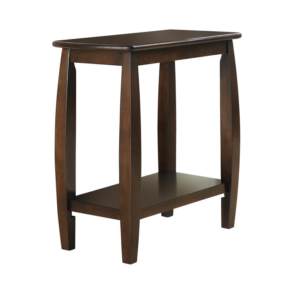 Raphael 1-Shelf Chairside Table Cappuccino - 900994 - Bien Home Furniture &amp; Electronics