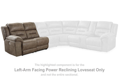 Ravenel Fossil Left-Arm Facing Power Reclining Loveseat - 8310663 - Bien Home Furniture &amp; Electronics