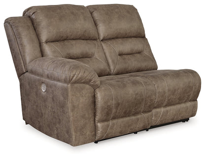 Ravenel Fossil Left-Arm Facing Power Reclining Loveseat - 8310663 - Bien Home Furniture &amp; Electronics