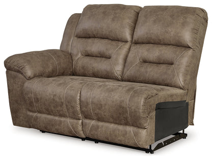 Ravenel Fossil Left-Arm Facing Power Reclining Loveseat - 8310663 - Bien Home Furniture &amp; Electronics