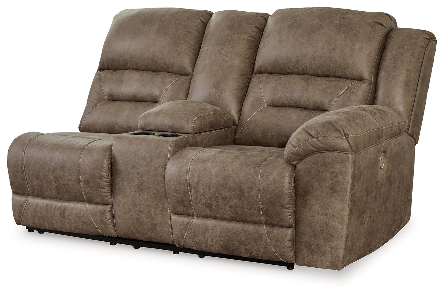 Ravenel Fossil Right-Arm Facing Power Reclining Loveseat with Console - 8310690 - Bien Home Furniture &amp; Electronics