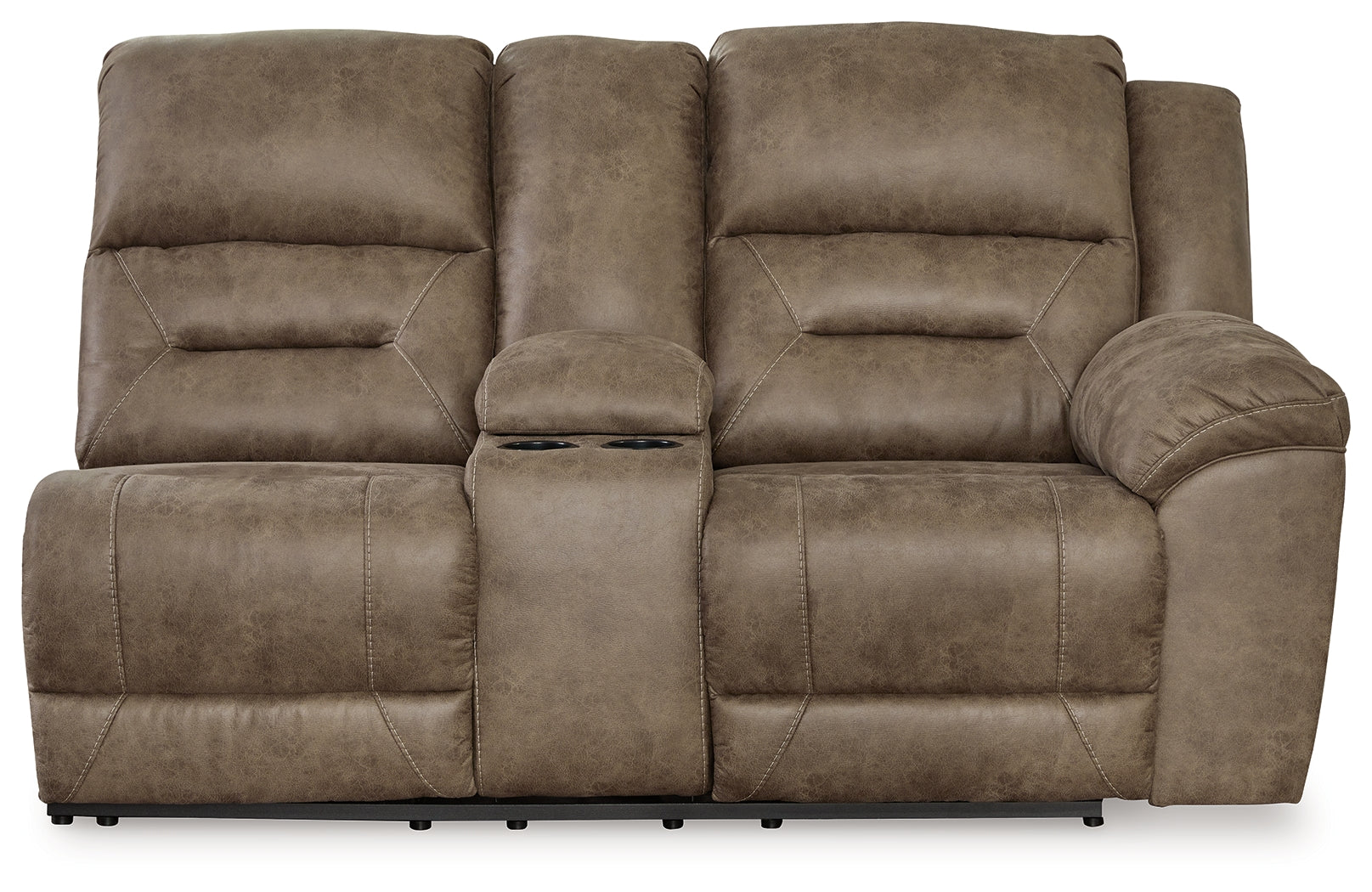 Ravenel Fossil Right-Arm Facing Power Reclining Loveseat with Console - 8310690 - Bien Home Furniture &amp; Electronics