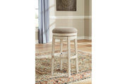 Realyn Chipped White Bar Height Barstool - D743-030 - Bien Home Furniture & Electronics