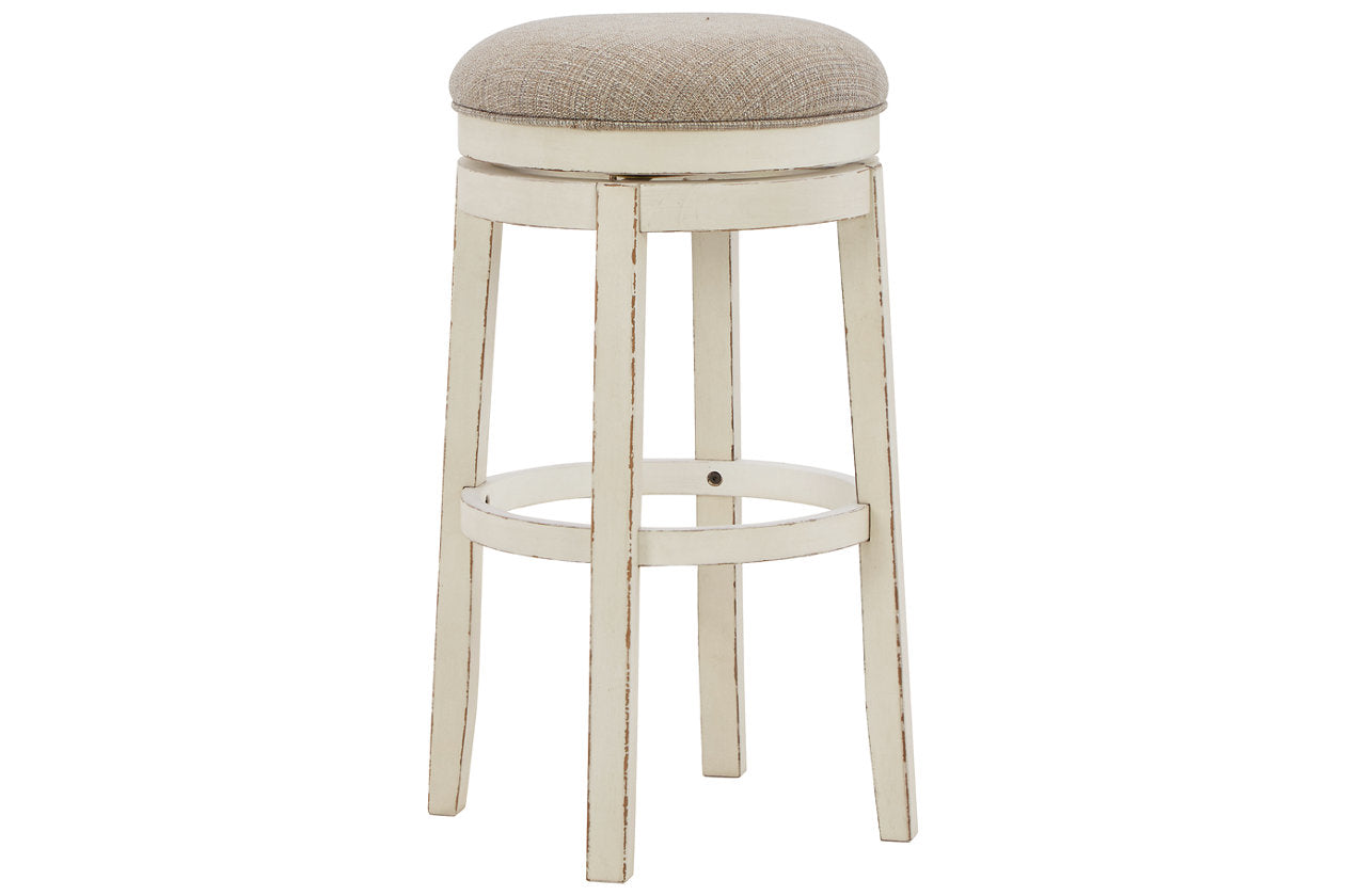 Realyn Chipped White Bar Height Barstool - D743-030 - Bien Home Furniture &amp; Electronics