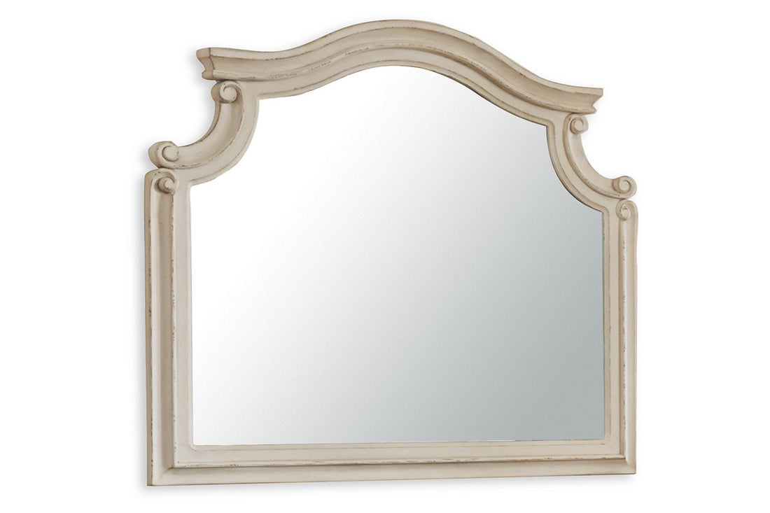 Realyn Chipped White Bedroom Mirror (Mirror Only) - B743-36 - Bien Home Furniture &amp; Electronics