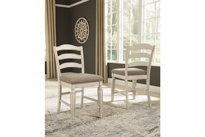 Realyn Chipped White Counter Height Chair, Set of 2 - D743-124 - Bien Home Furniture &amp; Electronics