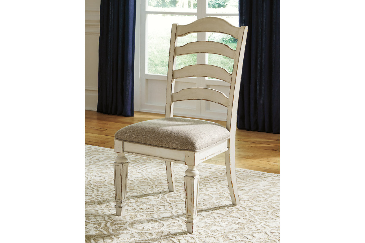 Realyn Chipped White Dining Chair, Set of 2 - D743-01 - Bien Home Furniture &amp; Electronics
