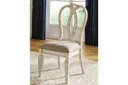 Realyn Chipped White Dining Chair, Set of 2 - D743-02 - Bien Home Furniture & Electronics