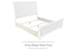 Realyn Chipped White King Sleigh Rails - B743-99 - Bien Home Furniture & Electronics
