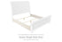 Realyn Chipped White Queen Sleigh Rails - B743-98 - Bien Home Furniture & Electronics