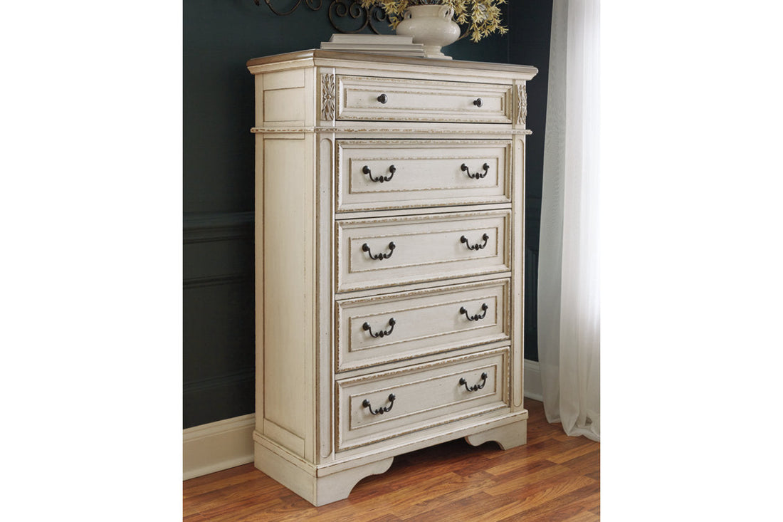Realyn Two-tone Chest of Drawers - B743-46 - Bien Home Furniture &amp; Electronics