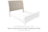 Realyn Two-tone Queen Upholstered Sleigh Headboard - B743-77 - Bien Home Furniture & Electronics