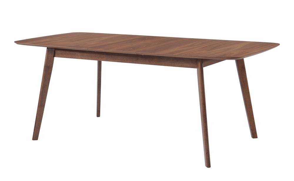 Redbridge Natural Walnut Butterfly Leaf Dining Table - 106591 - Bien Home Furniture & Electronics