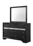 Regata Black/Silver Bedroom Mirror (Mirror Only) - B4670-11 - Bien Home Furniture & Electronics