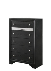 Regata Black/Silver Chest - B4670-4 - Bien Home Furniture & Electronics