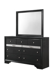 Regata Black/Silver Dresser - B4670-1 - Bien Home Furniture & Electronics