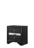 Regata Black/Silver Nightstand - B4670-2 - Bien Home Furniture & Electronics
