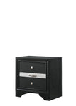 Regata Black/Silver Nightstand - B4670-2 - Bien Home Furniture & Electronics