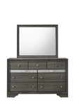 Regata Gray/Silver Bedroom Mirror (Mirror Only) - B4650-11 - Bien Home Furniture & Electronics
