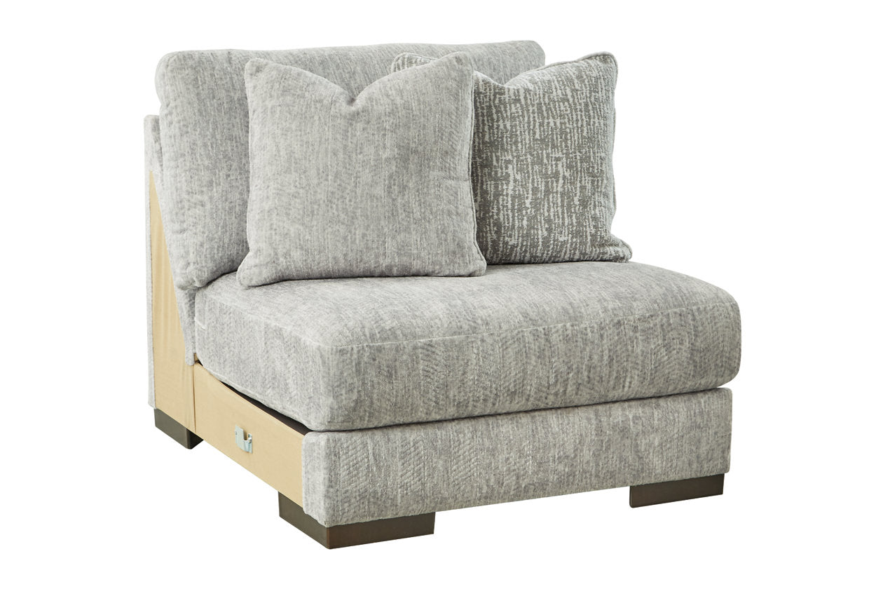 Regent Park Pewter Armless Chair - 1440446 - Bien Home Furniture &amp; Electronics