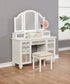 Reinhart 2-Piece Vanity Set White/Beige - 930133 - Bien Home Furniture & Electronics