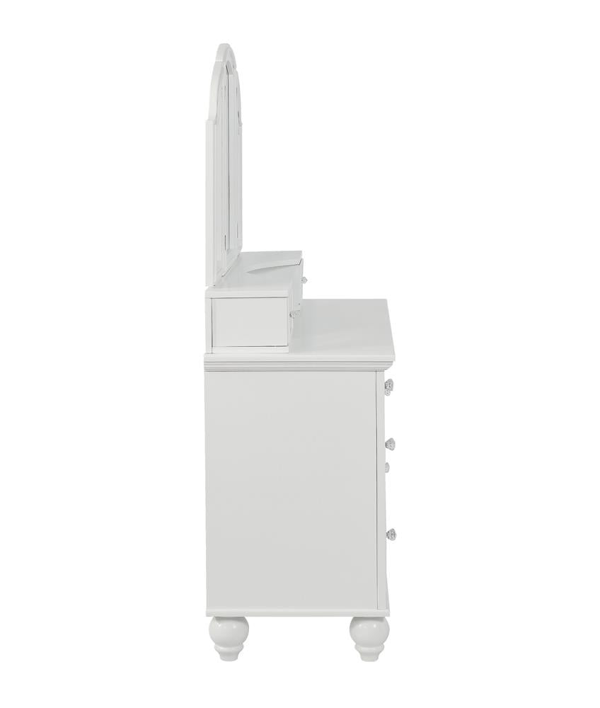 Reinhart 2-Piece Vanity Set White/Beige - 930133 - Bien Home Furniture &amp; Electronics