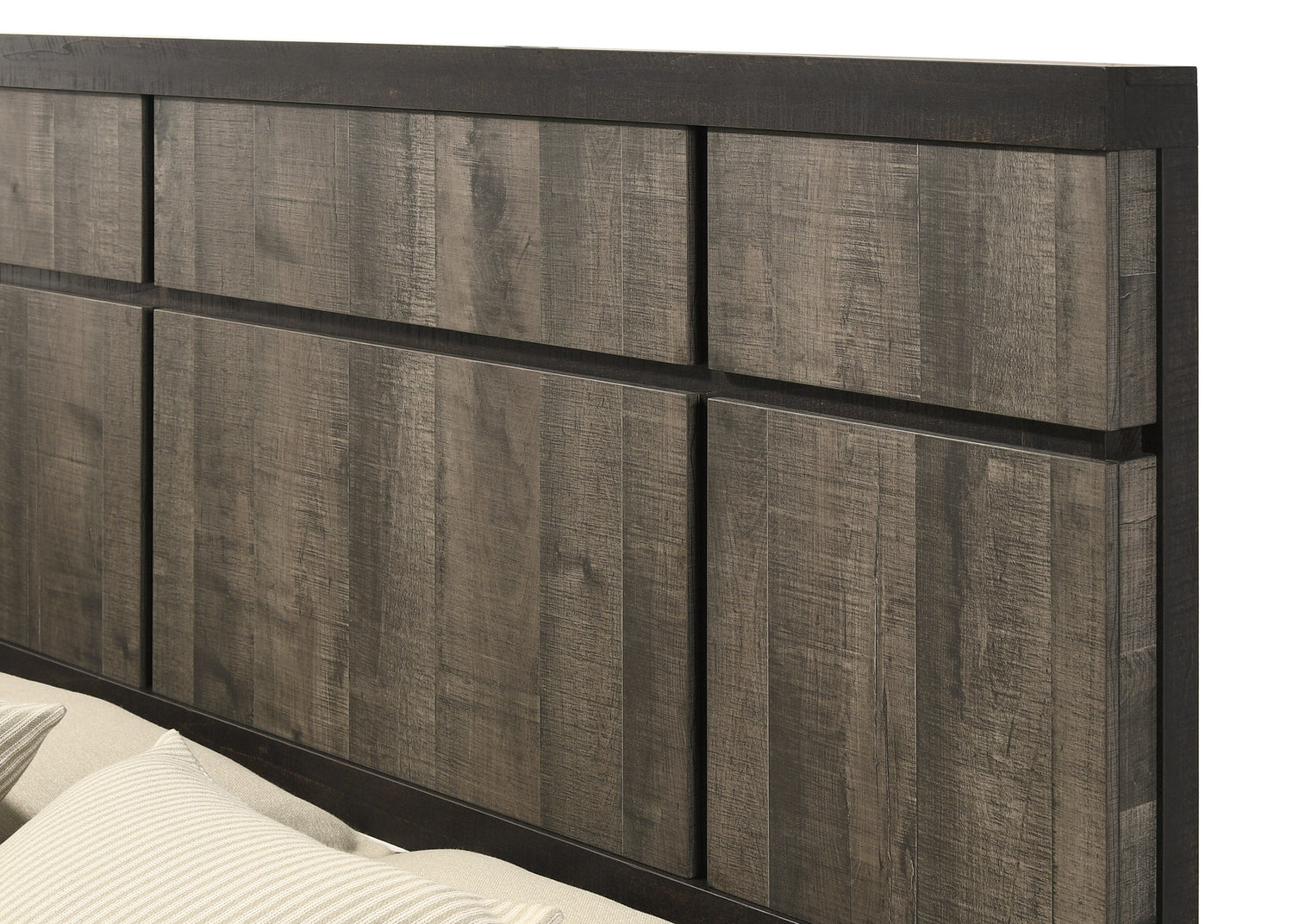 Remington Brown/Gray Panel Bedroom Set - SET | B8160-Q-HBFB | B8160-KQ-RAIL | B8160-2 | B8160-4 - Bien Home Furniture &amp; Electronics