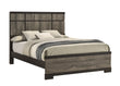 Remington Brown/Gray Queen Panel Bed - SET | B8160-Q-HBFB | B8160-KQ-RAIL | - Bien Home Furniture & Electronics