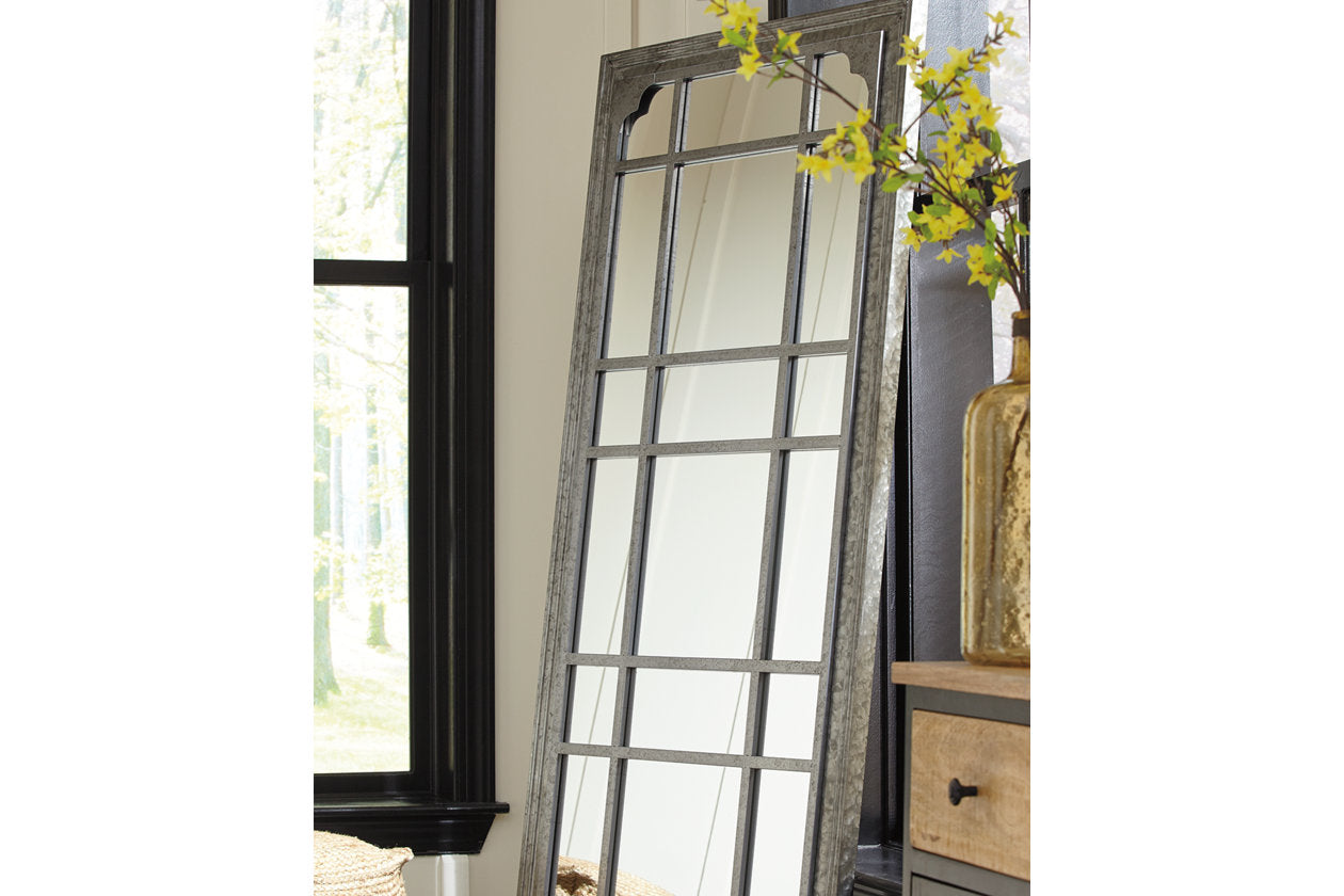 Remy Antique Gray Floor Mirror - A8010131 - Bien Home Furniture &amp; Electronics