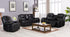 Reno Black - 2PC or 3PC Reclining Set *3PC - Reno Black 2PC or 3PC 3PC - Bien Home Furniture & Electronics