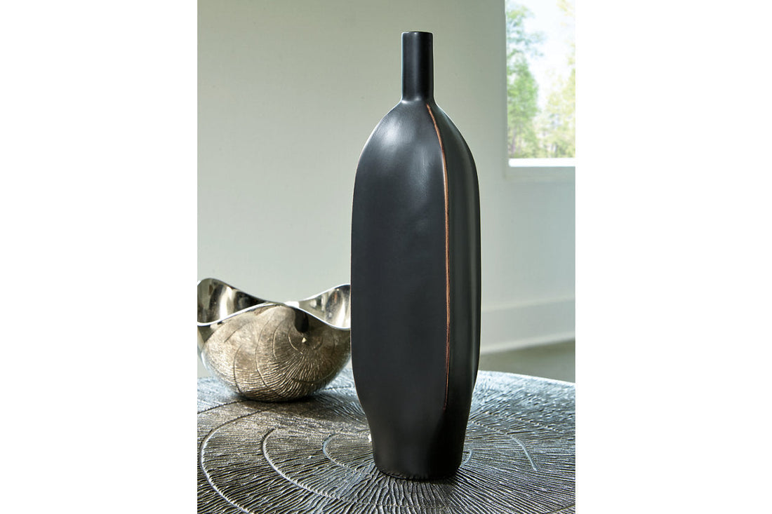 Rhaveney Black Vase, Set of 3 - A2000551 - Bien Home Furniture &amp; Electronics