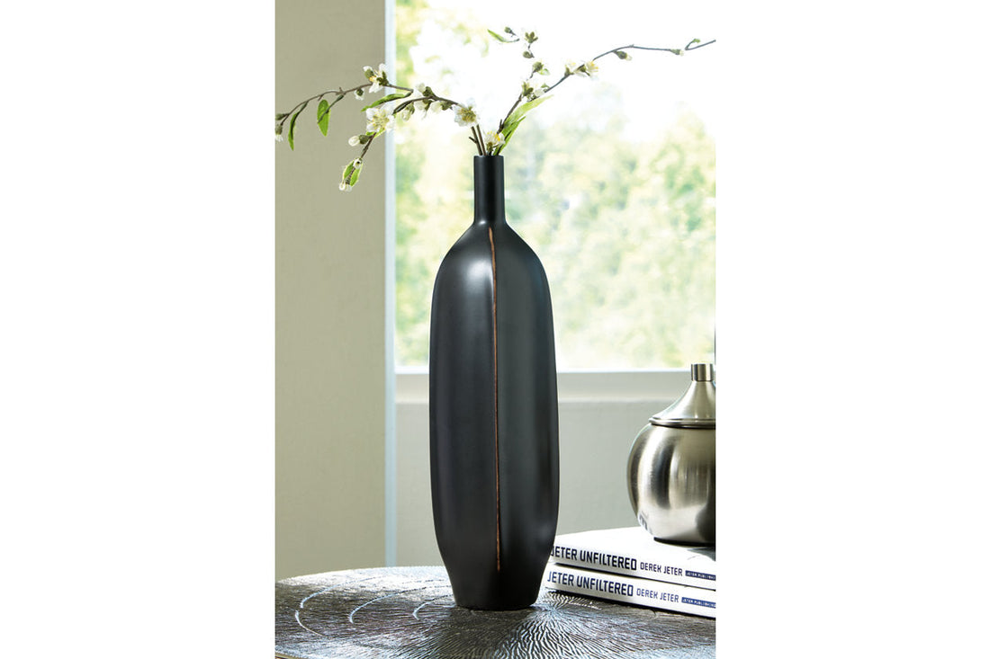 Rhaveney Black Vase, Set of 3 - A2000552 - Bien Home Furniture &amp; Electronics