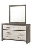 Rhett Brown/Cream Bedroom Mirror (Mirror Only) - B8170-11 - Bien Home Furniture & Electronics
