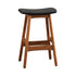 Ride Matt Black Counter Height Stool, Set of 2 - 1188BK-24 - Bien Home Furniture & Electronics