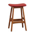 Ride Matt Red Counter Height Stool, Set of 2 - 1188RD-24 - Bien Home Furniture & Electronics